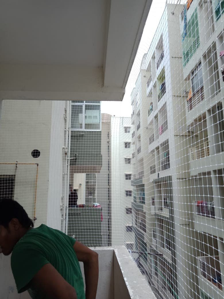 Safety nets installation work in Hyderabad – photo 7