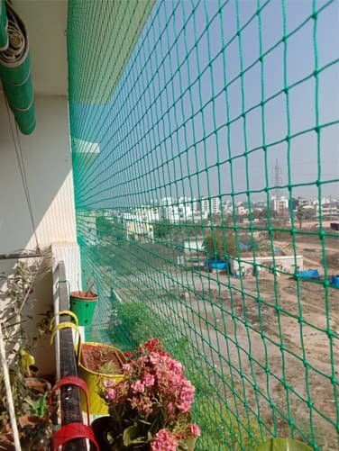 Safety nets installation work in Hyderabad – photo 21