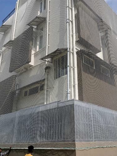 Safety nets installation work in Hyderabad – photo 24